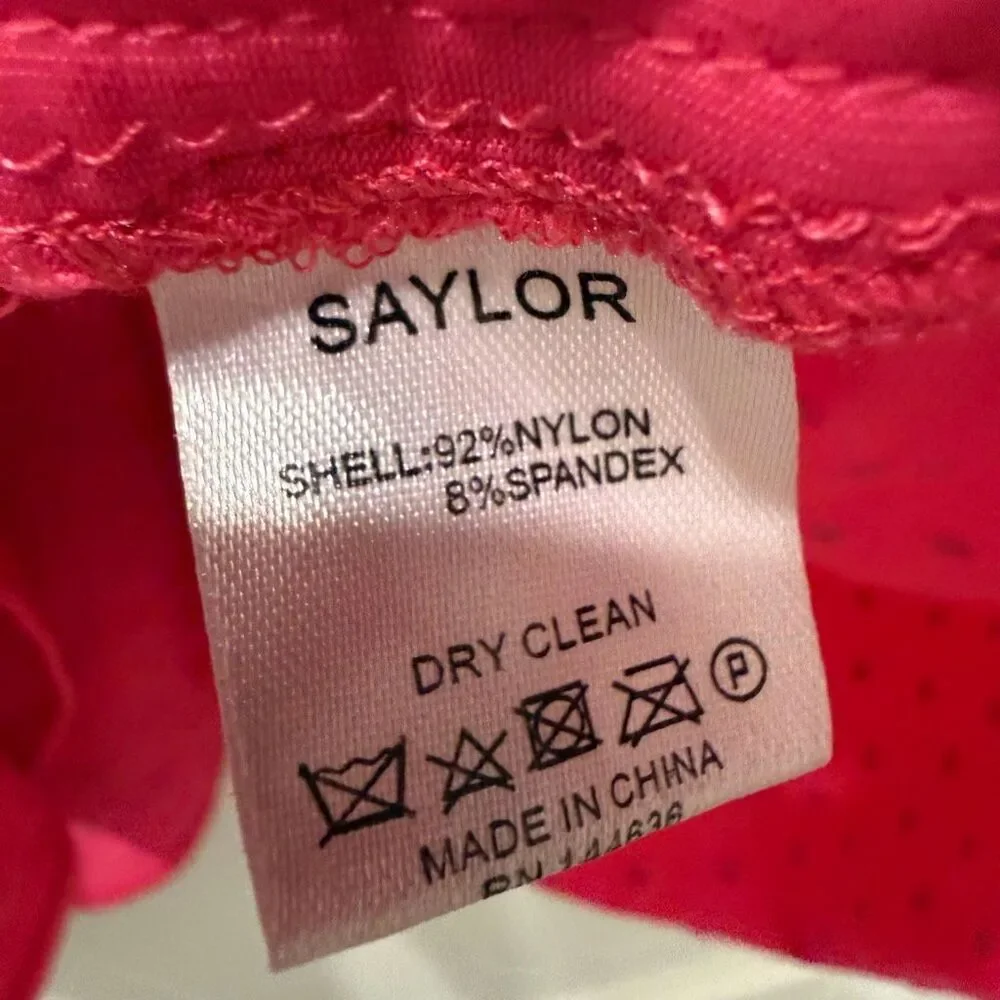 Saylor Rosemarie Rhinestone Mini Dress in Hot Pink Size M